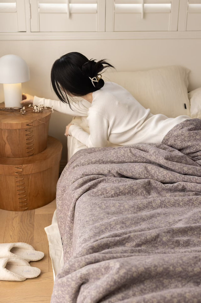 cotton soybean fiber lightweight summer comforter throw blanket