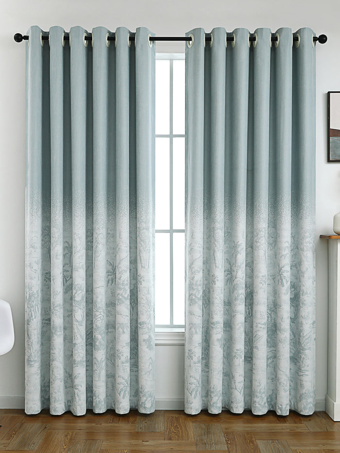 诺克斯法式田园花卉窗帘