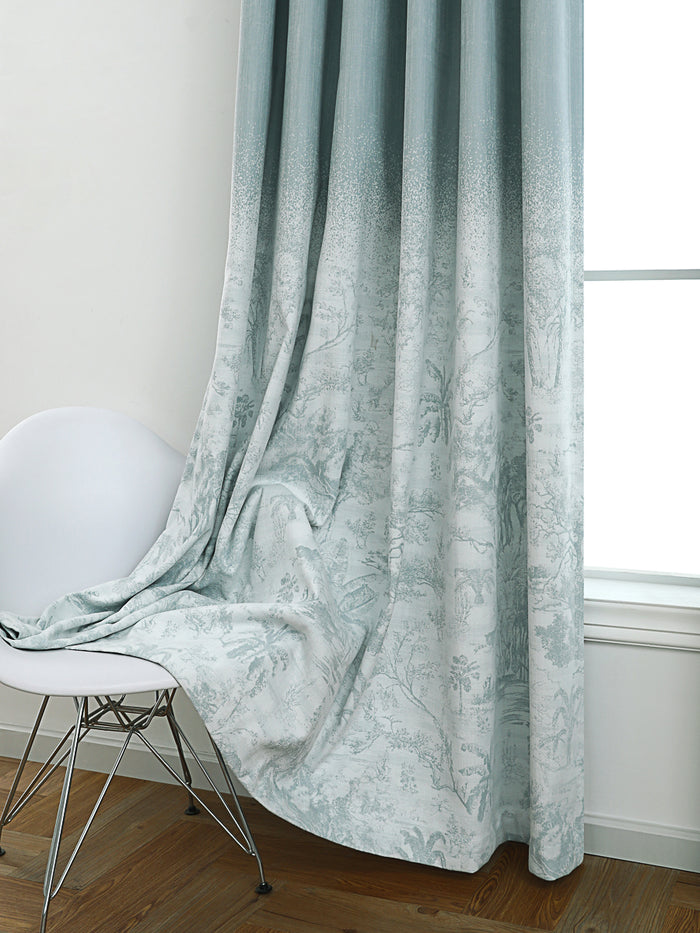 诺克斯法式田园花卉窗帘