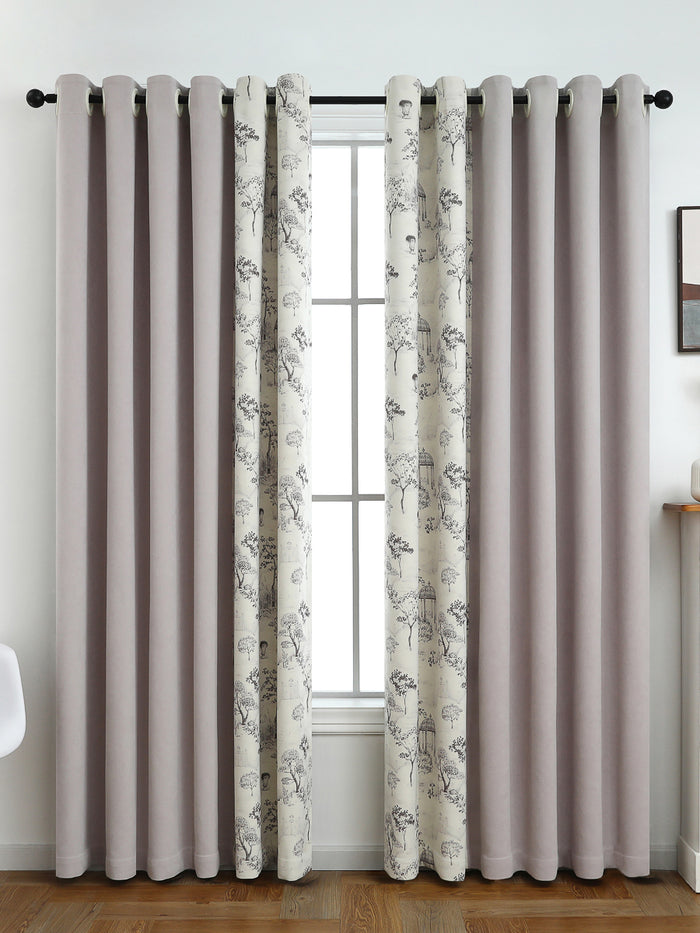 Aura French Country Floral Curtain