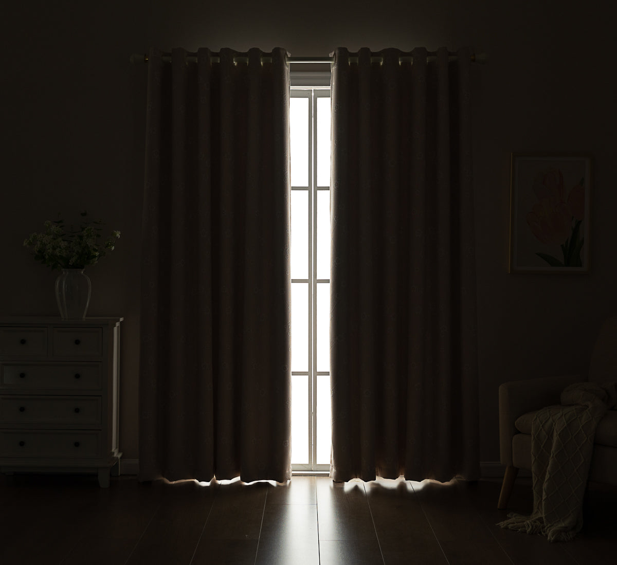 醉芙蓉 提花窗帘