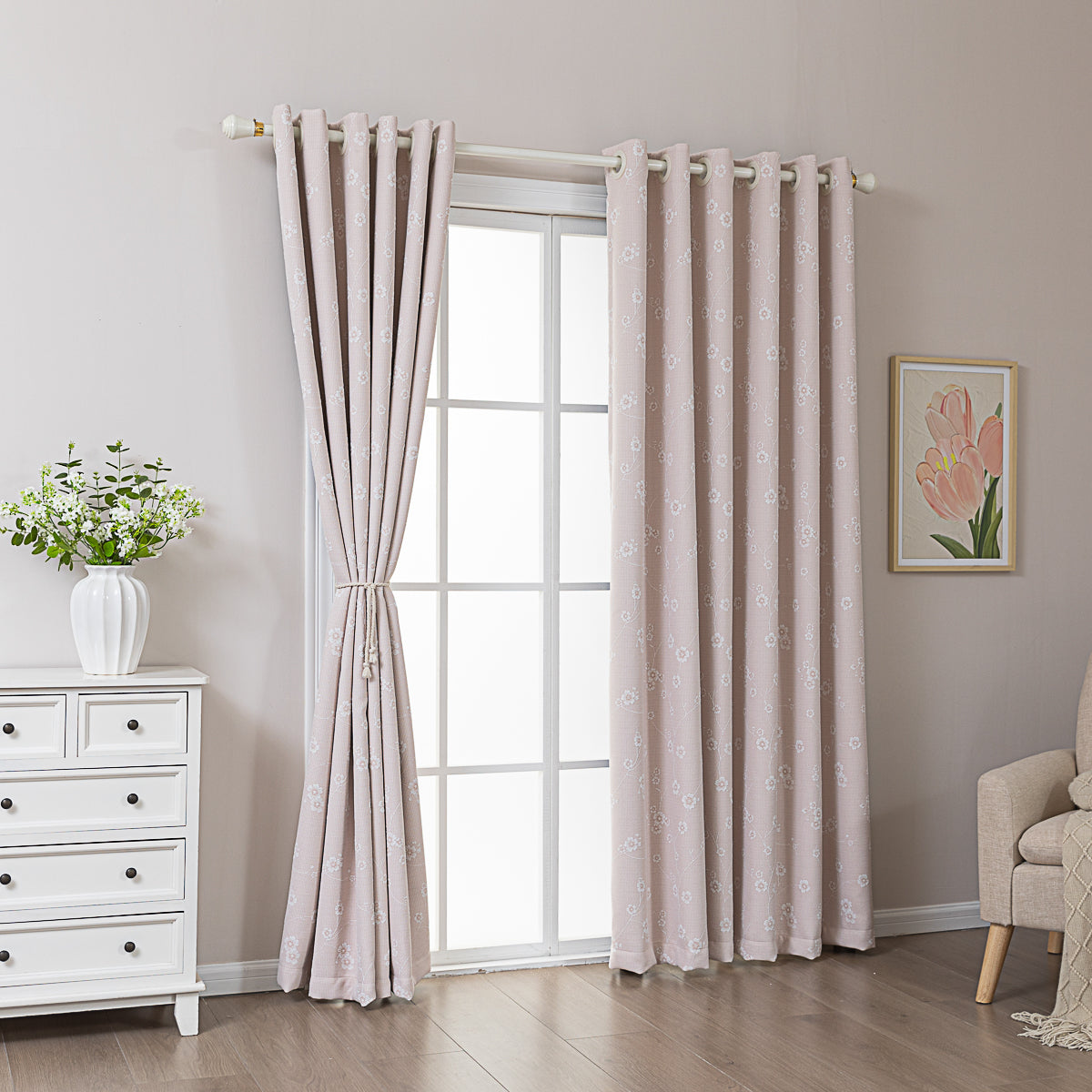 醉芙蓉 提花窗帘