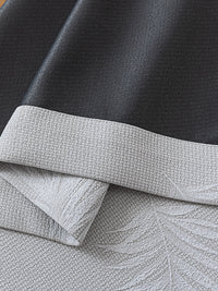 Yumoo Leaf Jacquard Curtain