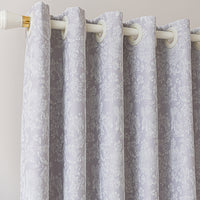 Seasonal Purple Jacquard Curtain