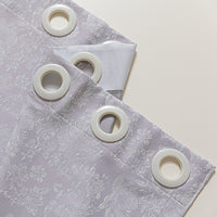 Seasonal Purple Jacquard Curtain