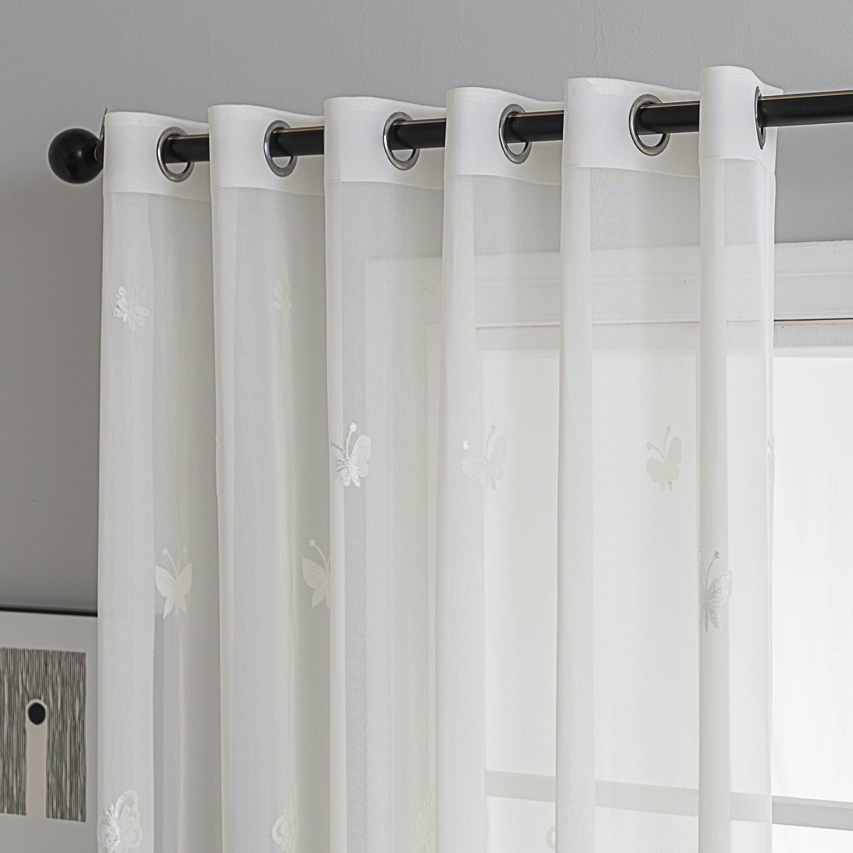 蝶恋花 绣花纱帘