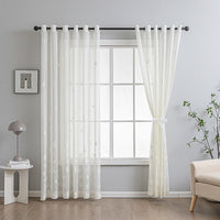 蝶恋花 绣花纱帘