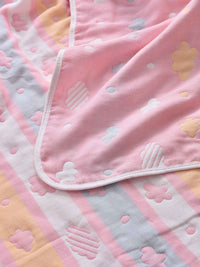 Colorful Cloud Cartoon Cotton Baby Blanket