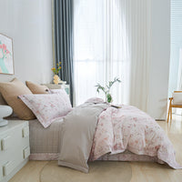 Rozy Floral Premium Cotton Bedspread Set