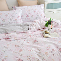 Rozy Floral Premium Cotton Bedspread Set