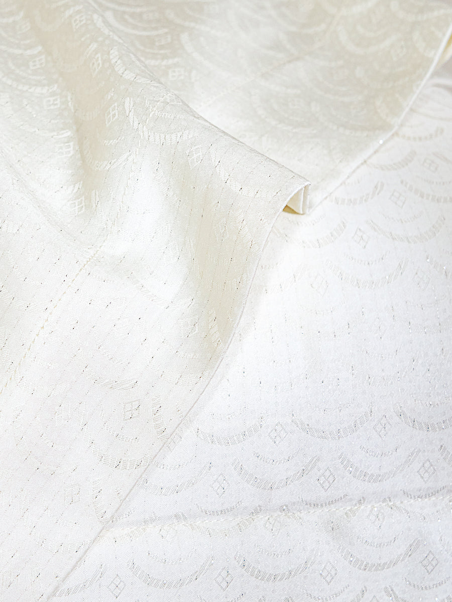 菱羽白 天丝提花枕套组