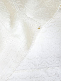 菱羽白 天丝提花枕套组