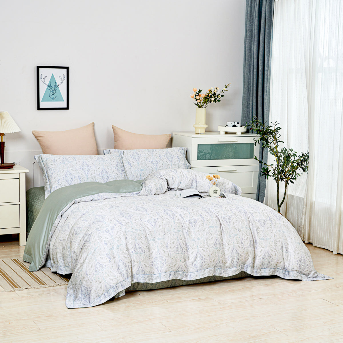 Ramona Pattern TENCEL™ Lyocell Bedspread Sets