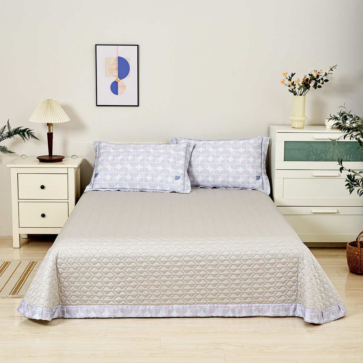 Enzo Pattern TENCEL™ Lyocell Pillow Sham Set