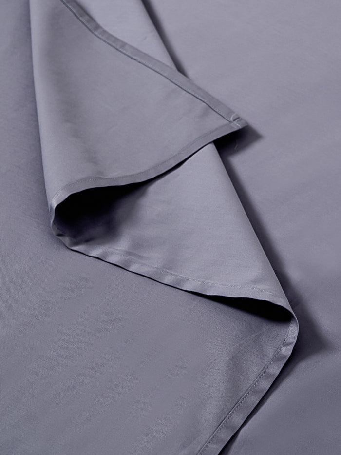 Jazz Blue Premium Cotton Flat Sheet