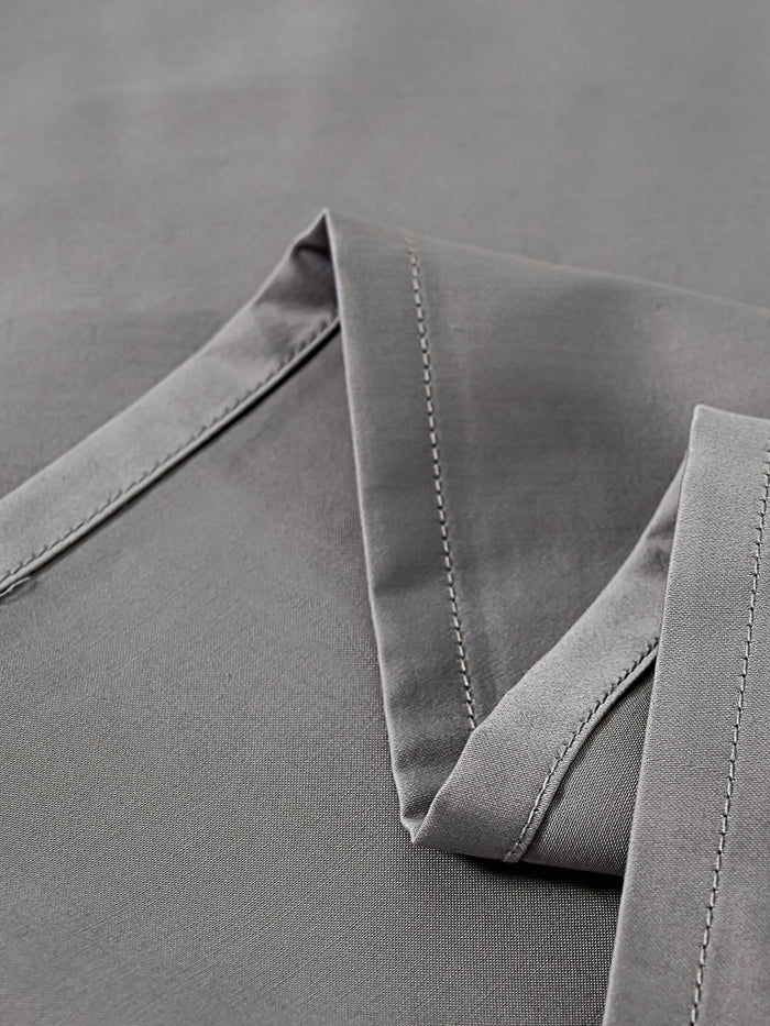 Rio Gray Premium Cotton Flat Sheet