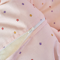 Allie Cotton Fitted Sheet Duvet Cover Set