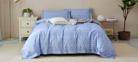 Paloma Pattern Brushed Cotton Fitted Sheet Set