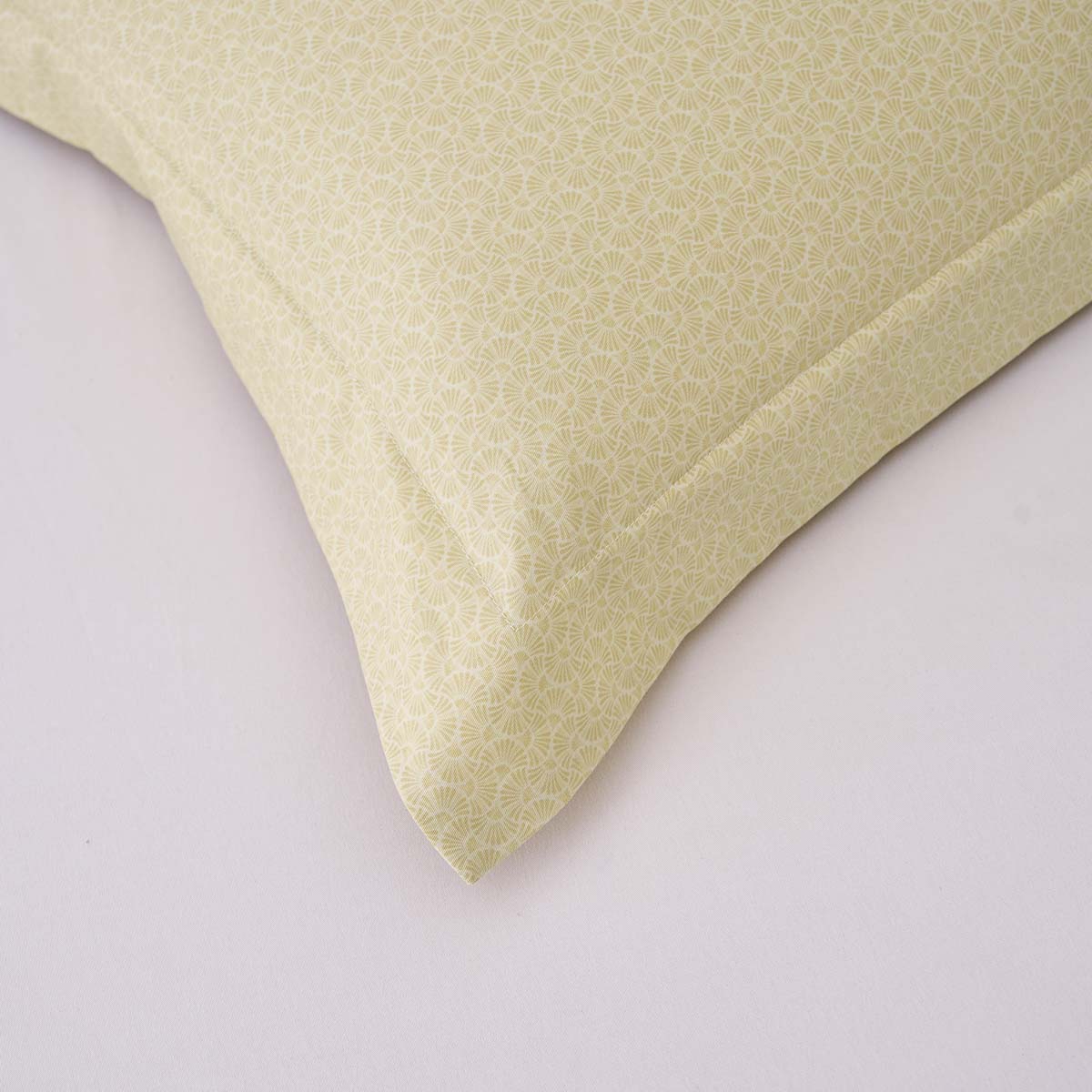 Psi-Tender Yellow Pattern Cotton Pillow Sham