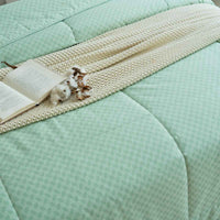 Xi Matcha Green Pattern Cotton Light Comforter