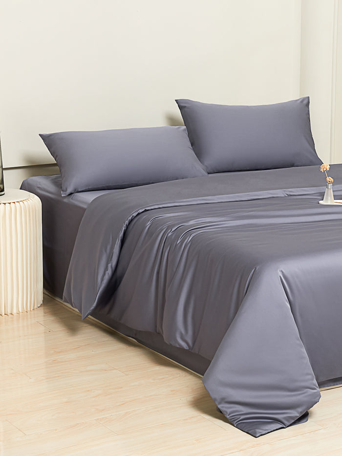 Jazz Blue Premium Cotton Duvet Cover Set