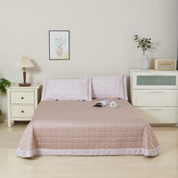 Cyra Pattern Premium Cotton Bedspread Set