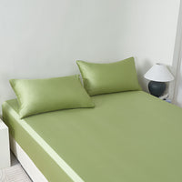 Glaze Green Solid Color Tencel™ Fitted Sheet