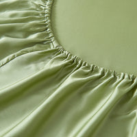 Glaze Green Solid Color Tencel™ Fitted Sheet