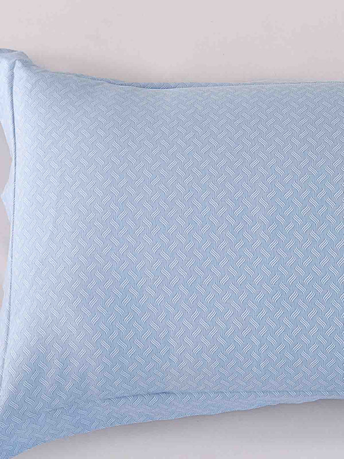 Gamma-Bluish Blue Cotton Pillow Sham