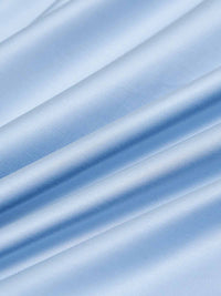 Crystal Blue Solid Color TENCEL™ Lyocell Pillow Sham Set