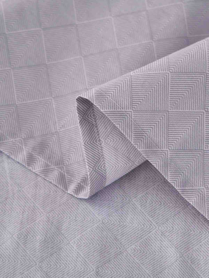 Alpha-Glacier Gray Cotton Flat Sheet