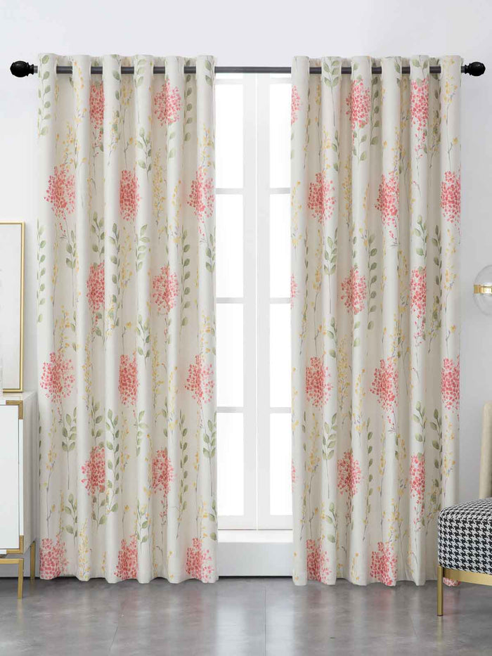 Charlotte Garden Floral Polyester Curtain