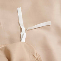 Champagne Gold Solid Color Premium Cotton Fitted Sheet Set