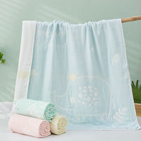 Elephant Cartoon Cotton Baby Blanket