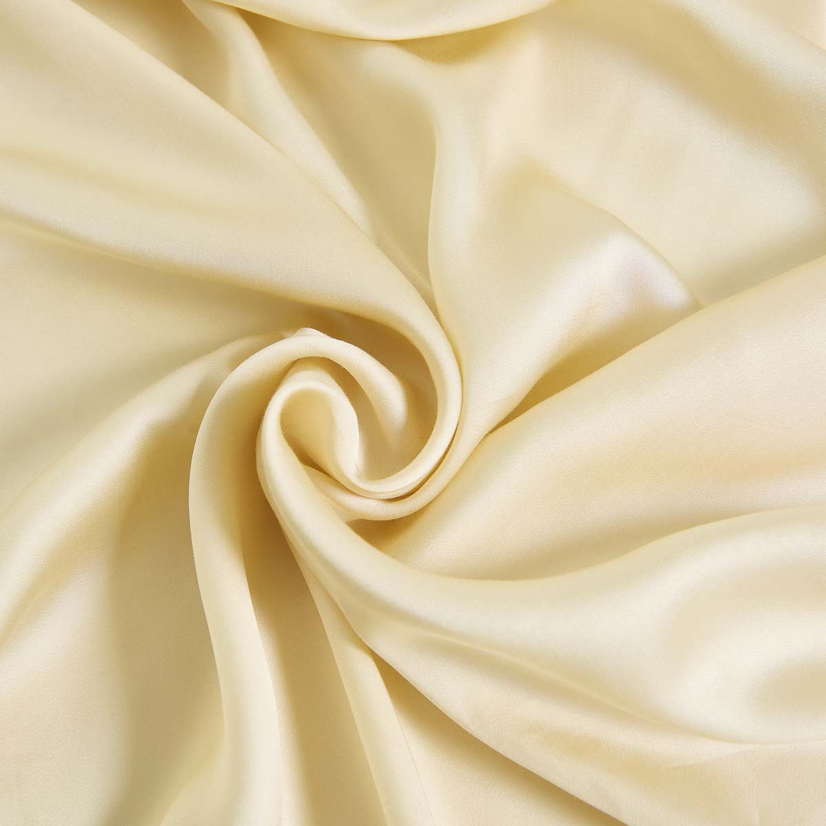 Light Champagne Solid Color TENCEL™ Lyocell Fitted Sheet