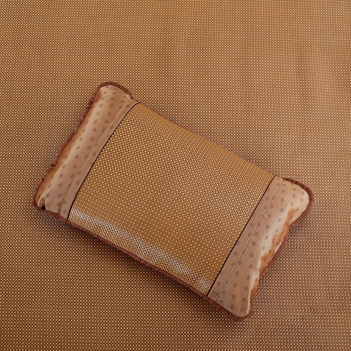 Plaid Bing Si  Rattan Pillow Shams
