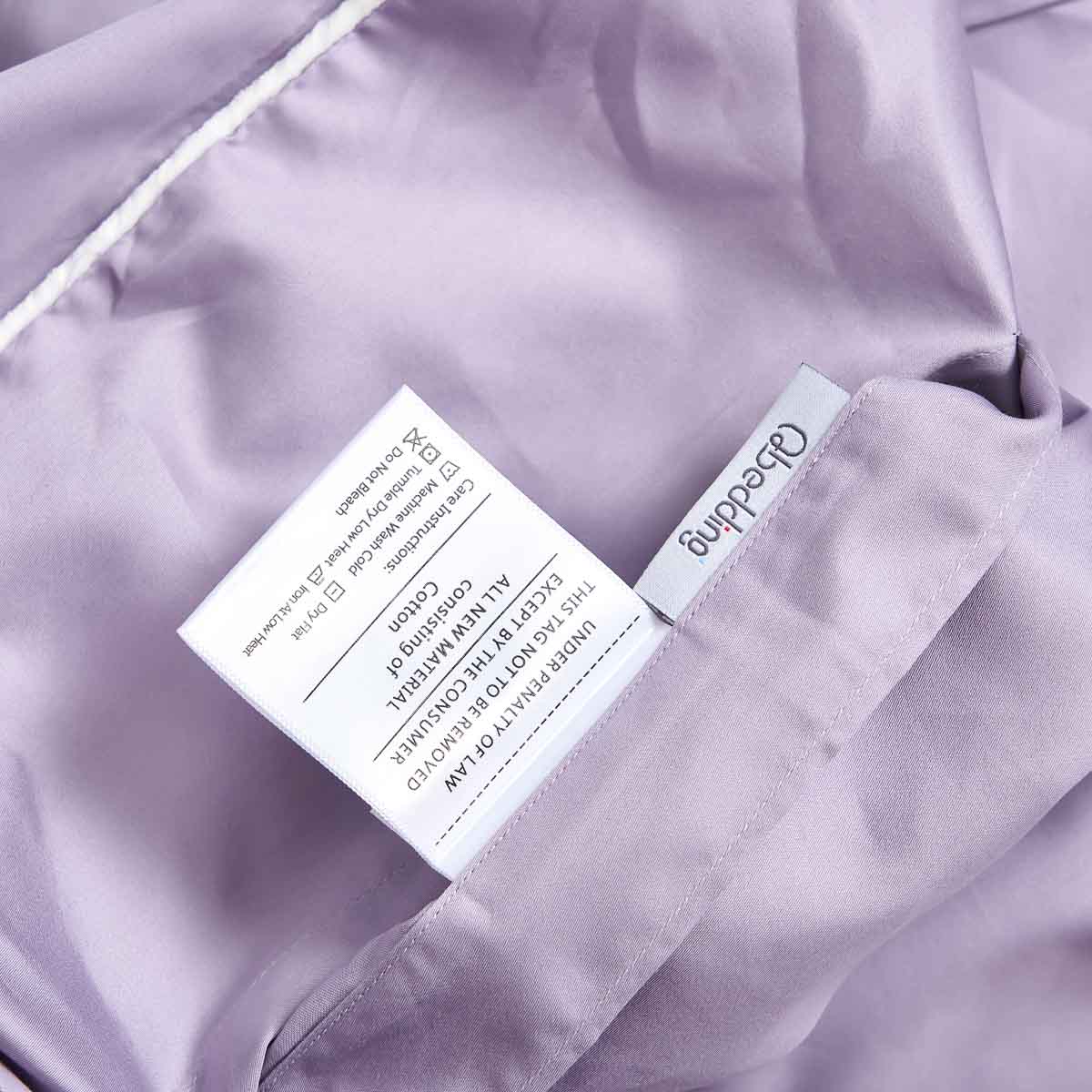 Purple Haze Solid Color Premium Cotton Fitted Sheet Set