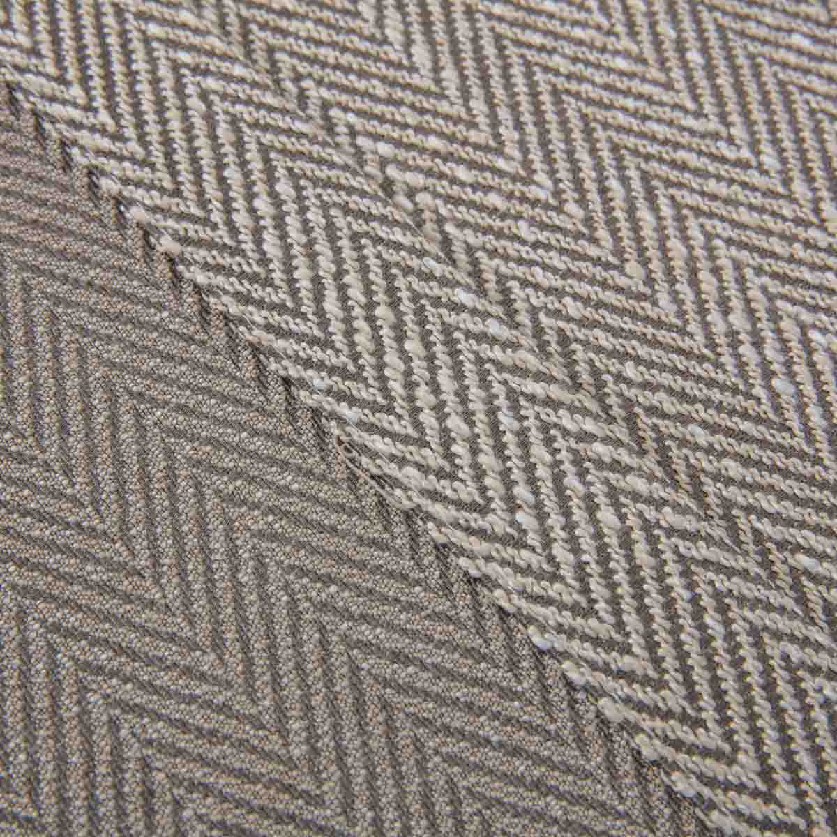 Simple Herringbone Solid Color Polyester Curtain