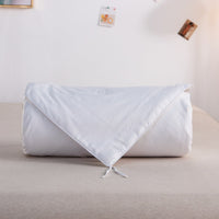 Solid White Light Silk Duvet Insert