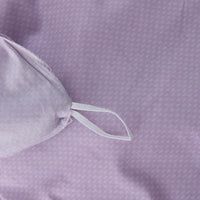 Theta Lilac Purple Pattern Cotton Duvet Cover