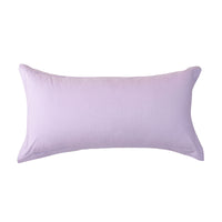 Theta Lilac Purple Pattern Cotton Pillow Sham