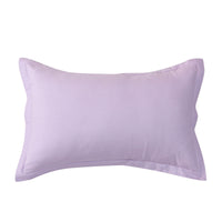 Theta Lilac Purple Pattern Cotton Pillow Sham