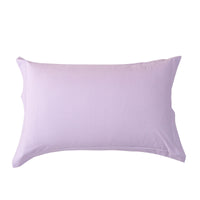 Theta Lilac Purple Pattern Cotton Pillow Sham