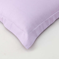 Theta Lilac Purple Pattern Cotton Pillow Sham
