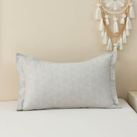 Upsilon Smoky Gray Pattern Cotton Pillow Sham