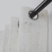 Moonlight Fleur Floral Sheer Curtain