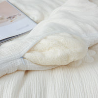 【网一特惠套组】天然棉花四季被 + 凯-黛玉粉 全棉枕套