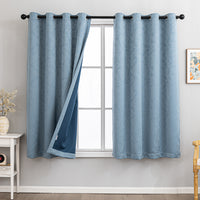 Romance Blackout Curtain -Smokey Blue