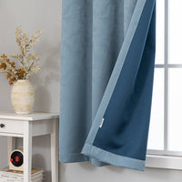 Romance Blackout Curtain -Smokey Blue