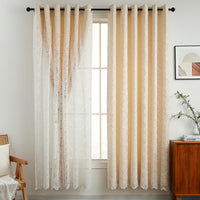 Butterfly Ripple Double Layer Curtain